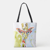 Smarty-Pants Giraffe Tote Bag (Achterkant)