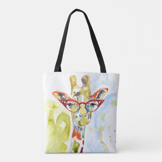 Smarty-Pants Giraffe Tote Bag (Achterkant)