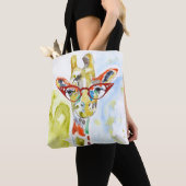 Smarty-Pants Giraffe Tote Bag (Dichtbij)