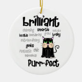 Smarty Pants Keramisch Ornament (Voorkant)