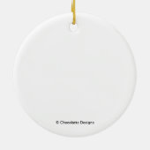 Smarty Pants Keramisch Ornament (Achterkant)