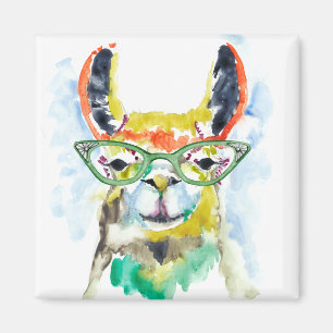 Smarty-Pants Llama Magneet
