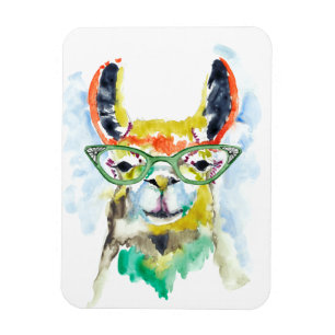 Smarty-Pants Llama Magneet