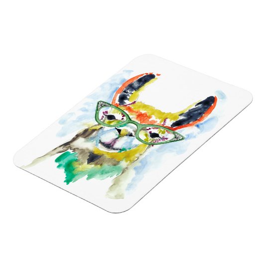 Smarty-Pants Llama Magneet (Linkerzijde)