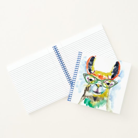 Smarty-Pants Llama Notitieboek (Binnen)