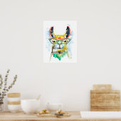 Smarty-Pants Llama Poster (Keuken)
