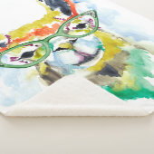 Smarty-Pants Llama Sherpa Deken (3/4)