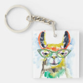 Smarty-Pants Llama Sleutelhanger (Voorkant)
