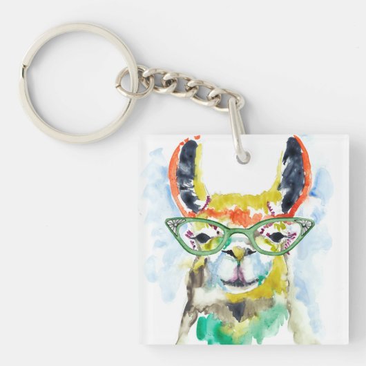 Smarty-Pants Llama Sleutelhanger (Voorkant)