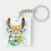 Smarty-Pants Llama Sleutelhanger (Achterkant)