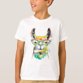 Smarty-Pants Llama T-shirt (Voorkant)