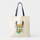 Smarty-Pants Llama Tote Bag (Voorkant)