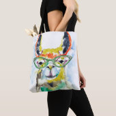 Smarty-Pants Llama Tote Bag (Dichtbij)