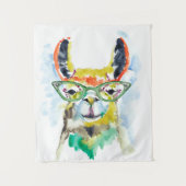 Smarty-Pants Llama Wandkleed (Voorkant)