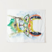 Smarty-Pants Llama Wandkleed (Voorkant (horizontaal))