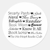 " Smarty Pants" Logo Sticker (Voorkant)