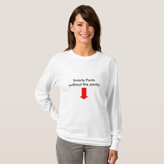 Smarty Pants (zonder broek) T-shirt (Voorkant volledig)