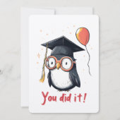 Smarty Penguin Afstuderen Vibes – Je hebt het geda Kaart (Voorkant)