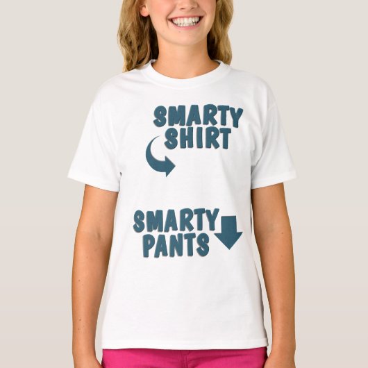 Smarty Shirt Smarty Pants (Voorkant)