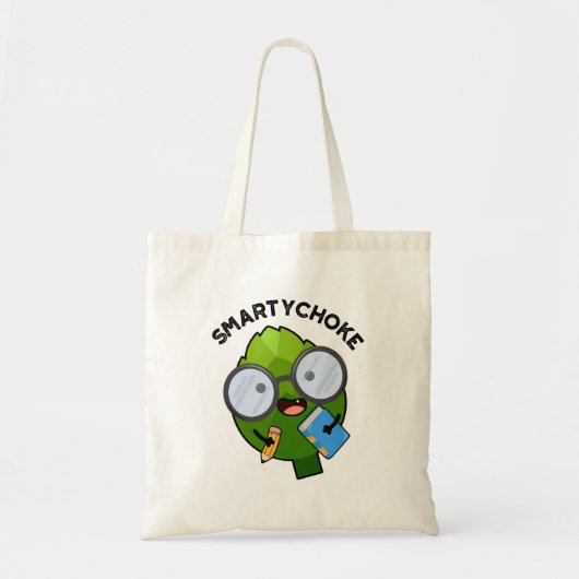 Smartychoke Funny Artichoke Pun Tote Bag (Voorkant)