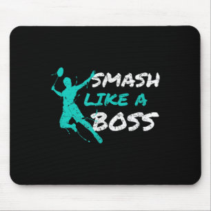 Smash als een baas Badminton Speedminton Crossmint Muismat