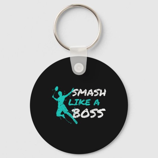 Smash als een baas Badminton Speedminton Crossmint Sleutelhanger (Voorkant)