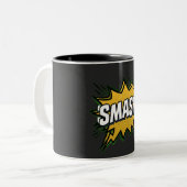 SMASH! | Comic Pop Art Mok (Voorkant links)