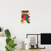  Smash Comics superheld Crime Fighter Poster (Thuiskantoor)