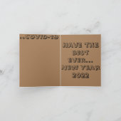 SMASH COVID19 New Years Day kleuren-feestdag Kaart (Binnen)