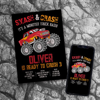 Smash & Crash Monster Truck Basdag Kaart