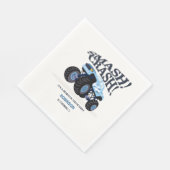 Smash Crash - Verjaardag van de moderne Blue Monst Servet (Hoek)