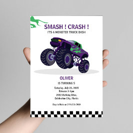 Smash & Crash - Verjaardag van de moderne monstert Kaart
