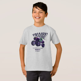 Smash Crash - Verjaardag van de Paarse monstertruc T-shirt