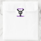 Smash de Gender Binaire transfeministische sticker (Tas)