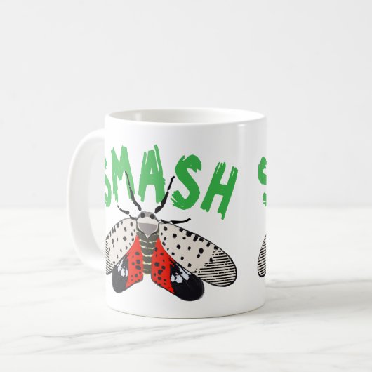 Smash de Lanterfly Mok (Voorkant links)