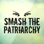 Smash de Patriarchy Cool Feminist Raamsticker (Vel 3)
