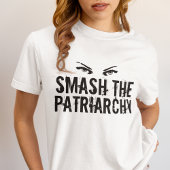 Smash de Patriarchy Cool Feminist Tri-Blend Shirt