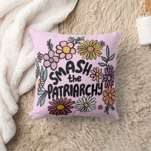 SMASH de PATRIARCHY Floral Schattige Daisy Hand-Dr Kussen