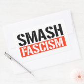 Smash Fascisme Rechthoekige Sticker (Envelop)