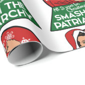 Smash het patriarchaat voor Kerstmis Cadeaupapier (Rol Hoek)