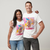 Smash in kleuren - Speelse Holi Kitten! T-shirt (Unisex)