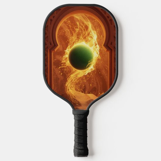 Smash in Marokko – Pickleball Energy Art Print Paddle (Voorkant)