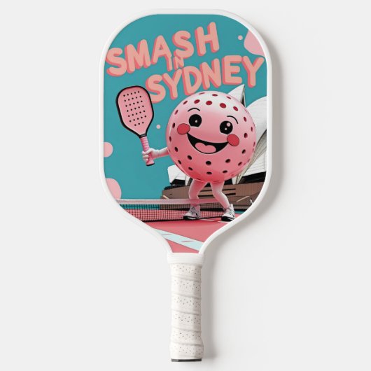 Smash in Sydney - Australië Pickleball Design Paddle (Voorkant)