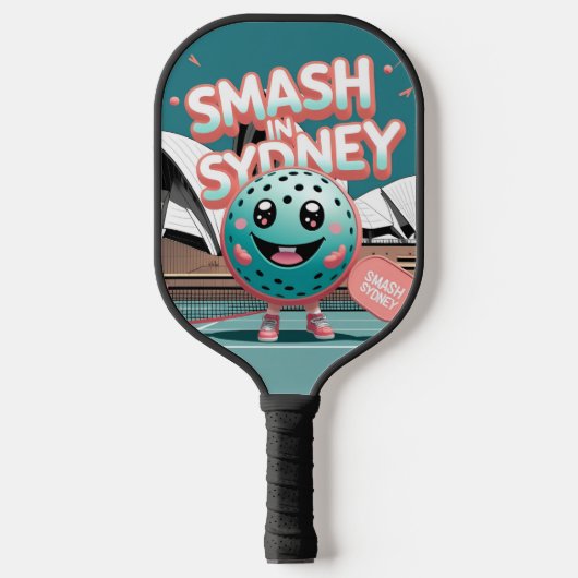 Smash in Sydney - Australië Pickleball Design Pickleball Paddle (Voorkant)