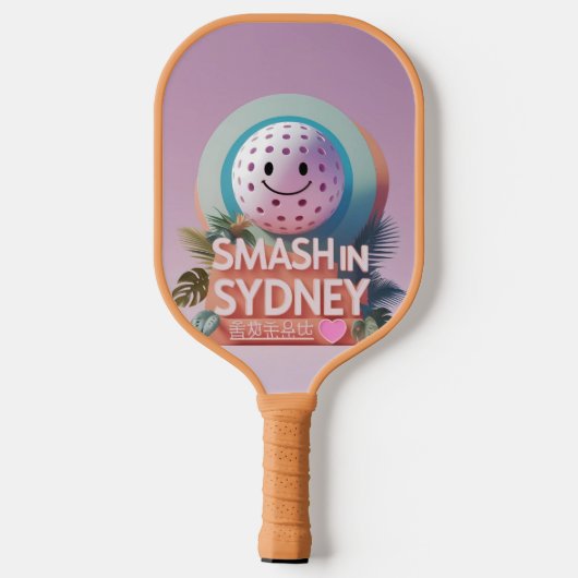 Smash in Sydney - Australië Pickleball Design Pickleball Paddle (Achterkant)