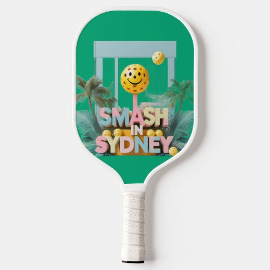 Smash in Sydney - Australië Pickleball Design Pickleball Paddle (Achterkant)