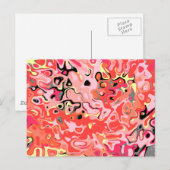 Smash lelijk Abstract Briefkaart (Voorkant / Achterkant)