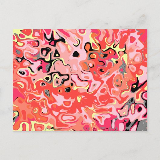 Smash lelijk Abstract Briefkaart (Voorkant)