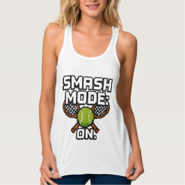 🎾 Smash Mode: ON — Women’s Tank Top | Pixel Sport