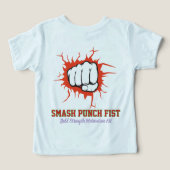 Smash Punch Fist – Bold Strength Motivation Art (Design achterkant)
